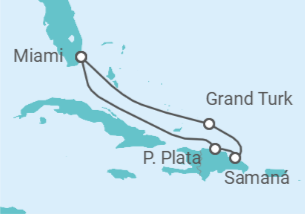 Itinerario del Crucero Crucero por el Caribe Oriental - Virgin Voyages