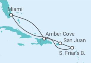 Itinerario del Crucero Puerto Rico - Princess Cruises