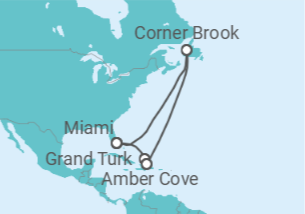 Itinerario del Crucero Bahamas - Princess Cruises