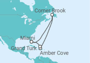 Itinerario del Crucero Bahamas - Princess Cruises