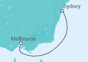 Itinerario del Crucero Mini Crucero: Sídeny y Melbourne - Princess Cruises