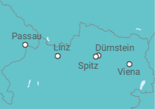 Itinerario del Crucero Austria - Riverside
