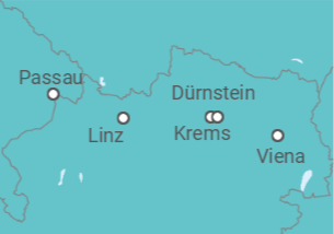 Itinerario del Crucero Austria - Riverside