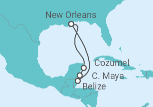 Itinerario del Crucero México - Royal Caribbean