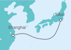 Itinerario del Crucero Desde Tokio a Shanghai - MSC Cruceros