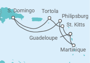 Itinerario del Crucero En plena naturaleza - Costa Cruceros