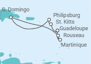 Itinerario del Crucero En plena naturaleza - Costa Cruceros