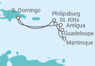Itinerario del Crucero En plena naturaleza - Costa Cruceros