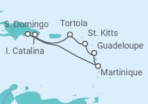 Itinerario del Crucero En plena naturaleza - Costa Cruceros