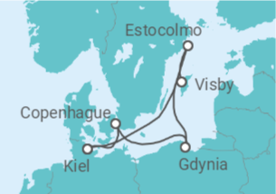 Itinerario del Crucero Polonia, Suecia, Alemania - Costa Cruceros