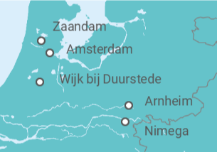 Itinerario del Crucero Países Bajos esencial - Crucemundo