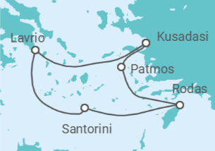 Itinerario del Crucero Grecia - Celestyal Cruises