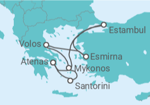 Itinerario del Crucero La Grecia que no te esperas TI - Costa Cruceros