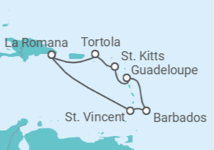 Itinerario del Crucero Una inmersión en los colores TI - Costa Cruceros