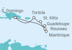 Itinerario del Crucero En plena naturaleza TI - Costa Cruceros