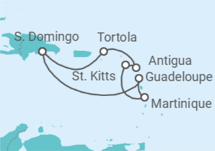 Itinerario del Crucero En plena naturaleza TI - Costa Cruceros