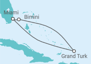 Itinerario del Crucero Bahamas - Virgin Voyages