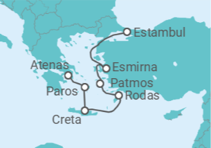 Itinerario del Crucero De Dalmacia a las Islas Griegas - Oceania Cruises