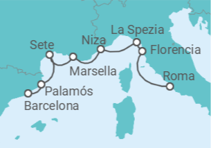 Itinerario del Crucero Relajación y romance - Oceania Cruises
