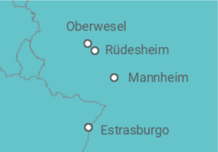 Itinerario del Crucero El Rin en celebración - CroisiEurope