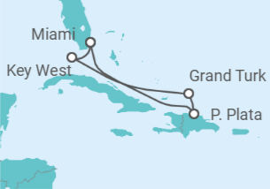 Itinerario del Crucero Estados Unidos (EE.UU.), Bahamas - Virgin Voyages