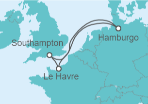 Itinerario del Crucero Alemania, Reino Unido - MSC Cruceros