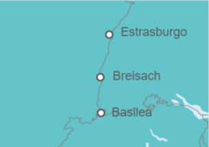 Itinerario del Crucero Alsacia y Suiza de fiesta: Un crucero que combina un saber hacer excepcional, sabores únicos... - CroisiEurope