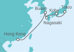 Itinerario del Crucero Corea Del Sur, Japón - Royal Caribbean