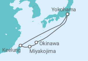 Itinerario del Crucero Okinawa y Taiwán - Princess Cruises