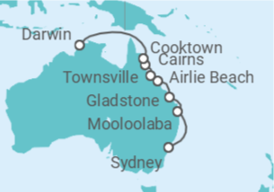 Itinerario del Crucero Australia - Regent Seven Seas