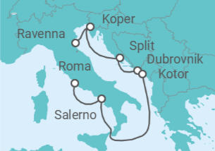 Itinerario del Crucero Italia, Croacia - Royal Caribbean
