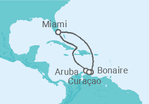 Itinerario del Crucero Aruba, Curaçao, Bonaire - con vuelos - Celebrity Cruises