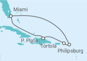 Itinerario del Crucero República Dominicana, Antillas, St. Maarten TI - con vuelos - Celebrity Cruises