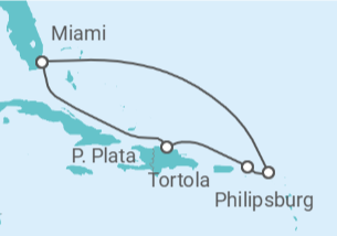 Itinerario del Crucero República Dominicana, Antillas, St. Maarten TI - Celebrity Cruises