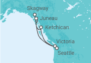 Itinerario del Crucero Alaska TI - Celebrity Cruises