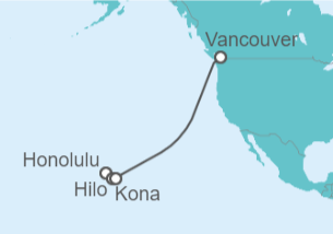 Itinerario del Crucero Hawai TI - Celebrity Cruises