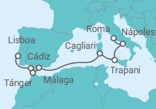 Itinerario del Crucero Un viaje por atardeceres dorados y costas del sur - Explora Journeys
