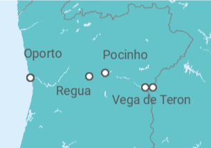 Itinerario del Crucero Portugal, España - Emerald Cruises