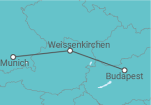 Itinerario del Crucero Hungría - Emerald Cruises