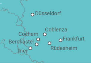 Itinerario del Crucero Vinos, Viñedos y Castillos - Riverside