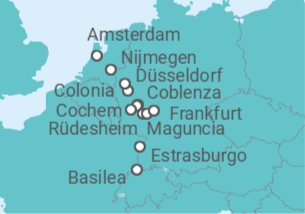 Itinerario del Crucero Un respiro en el Rin - Riverside