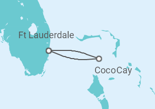 Itinerario del Crucero Estados Unidos (EE.UU.) - Royal Caribbean