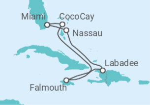 Itinerario del Crucero Jamaica, Bahamas - Royal Caribbean