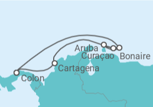 Itinerario del Crucero Caribe Sur - Royal Caribbean
