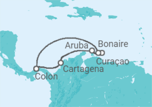 Itinerario del Crucero Caribe Sur - Royal Caribbean