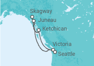 Itinerario del Crucero Alaska - Royal Caribbean