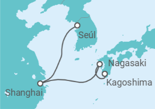 Itinerario del Crucero Japón, China TI - Costa Cruceros