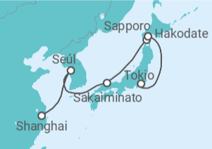 Itinerario del Crucero Corea Del Sur, Japón - Royal Caribbean