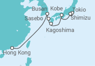Itinerario del Crucero Japón, Corea Del Sur - Royal Caribbean