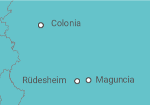 Itinerario del Crucero Escapada por el Rin  - Crucemundo
